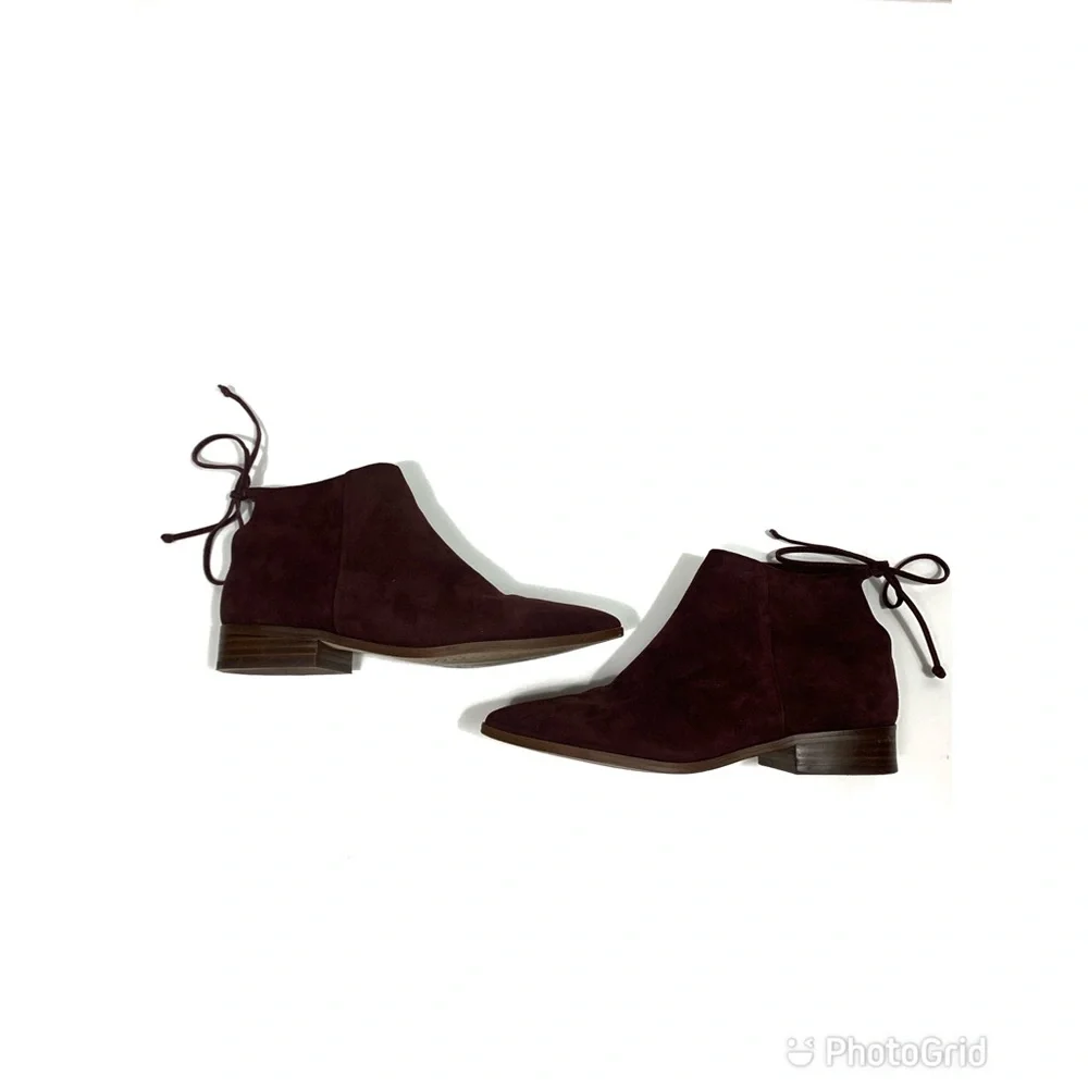 LIKE NEW ANTHROPOLOGIE Splendid Suede Booties Sz 6 - Picture 6 of 9
